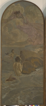 Vrubel, Mikhail Alexandrovich - Juno (Triptych The Judgment of Paris)