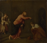 Bordone, Paris - Christ baptising Saint John the Martyr of Alexandria