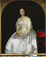 Zaryanko, Sergei Konstantinovich - Portrait of Princess Maria Vasilyevna Vorontsova (1819-1894)