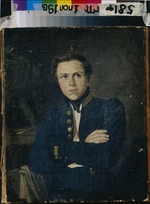 Skotti, Mikhail Ivanovich - Portrait of the sculptor Alexander Ivanovich Terebenev (1812-1859)