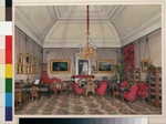 Hau, Eduard - Interiors of the Winter Palace. The Fifth Reserved Apartment. The Drawing-Room of Grand Princess Maria Alexandrovna