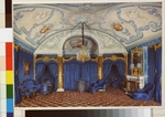 Hau, Eduard - Interiors of the Winter Palace. The Fourth Reserved Apartment. A Bedroom