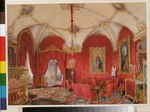 Hau, Eduard - Interiors of the Winter Palace. The Fourth Reserved Apartment. The Corner Room