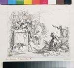 Tiepolo, Giambattista - The visit at the death. From the Series ''Capriccios''