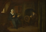 Pape, Abraham de - Tobit and Anna