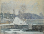 Sisley, Alfred - The Watering Place at Marly-le-Roi