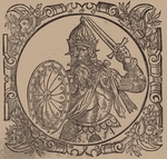 Anonymous - Mindaugas, King of Lithuania (From: Sarmatiae Europeae desscriprio... by A. Guagnini)