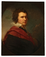 Lampi, Johann-Baptist, the Younger - Portrait of the poet Apollon Alexandrovich Maykov (1761-1838)