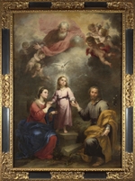 Murillo, Bartolomé Estebàn - The Heavenly and Earthly Trinities (The Pedroso Murillo)