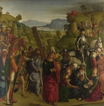 Boccaccino, Boccaccio - Christ carrying the Cross and the Virgin Mary Swooning