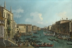Canaletto - A Regatta on the Grand Canal