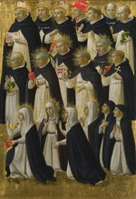 Angelico, Fra Giovanni, da Fiesole - The Dominican Blessed (Panel from Fiesole San Domenico Altarpiece)