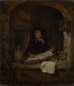 Metsu, Gabriel - An Old Woman with a Book