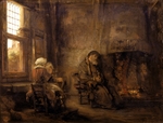 Rembrandt van Rhijn - Tobit and Anna waiting for the return of their son