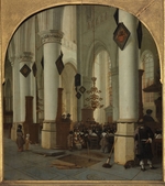 Vliet, Hendrick Cornelisz. van - View inside the Saint Bavo church in Haarlem during mass