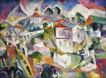 Lentulov, Aristarkh Vasilyevich - Cubist Cityscape