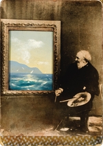 Anonymous - Portrait of the artist Ivan Aivazovsky (1817-1900)