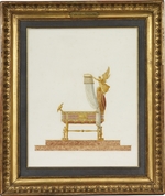 Percier, Charles - Design of the Bassinet for His Majesty the King of Rome