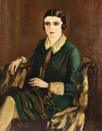 Silins, Alexander - Portrait of Lilya Brik (1891-1978)