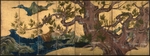 Eitoku, Kano - Cypress Tree (Eight folded screen)