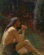 Kuznetsov, Konstantin Pavlovich - Caveman Playing the Flute