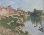 Signac, Paul - Les Andelys. The Riverbank