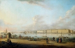 Mayr, Johann Georg, von - View of the Winter Palace from the Vasilyevsky Island