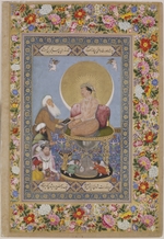 Bichitr - Jahangir Preferring a Sufi sheikh to Kings