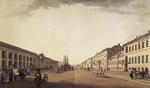 Paterssen, Benjamin - View of Nevsky Prospekt near the Gostiny Dvor in Saint Petersburg