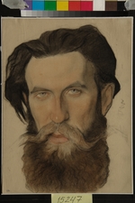 Andreev, Nikolai Andreevich - Portrait of Otto Y. Schmidt (1891-1956)