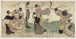 Toyokuni, Utagawa - Flowers in the Wind