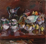 Faistauer, Anton - Still Life with Coffee Cups