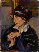 Faistauer, Anton - Woman with a Dark Hat