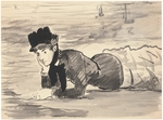 Manet, Édouard - Woman Lying on the Beach. Annabel Lee