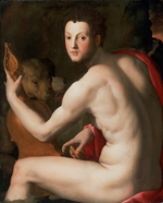 Bronzino, Agnolo - Portrait of Grand Duke of Tuscany Cosimo I de' Medici (1519-1574) as Orpheus