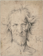 Baldung (Baldung Grien), Hans - Head of a Bearded Old Man (Saturn)