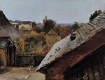Blechen, Carl - View of Roofs and Gardens