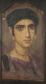 Fayum mummy portraits - Portrait of a Young Lady