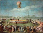 Carnicero, Antonio - Ascent of a Balloon in the Presence of the Court of Charles IV
