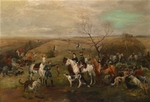 Samokish, Nikolai Semyonovich - Hunting party with the Emperor Alexander III and Empress Maria Feodorovna