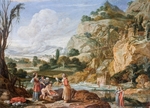 Breenbergh, Bartholomeus - The Finding of the Infant Moses by Pharaoh's Daughter