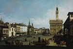 Bellotto, Bernardo - The Piazza della Signoria in Florence