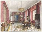 Klose, Friedrich Wilhelm - The Red Room, Schloss Fischbach