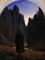 Carus, Carl Gustav - Pilgrim in a Rocky Valley