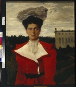 Bakst, Léon - Portrait of Grand Duchess Elena Vladimirovna of Russia (1882-1957)