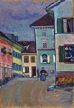 Kandinsky, Wassily Vasilyevich - Murnau. Johannisstrasse