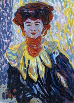 Kirchner, Ernst Ludwig - Doris with Ruff Collar