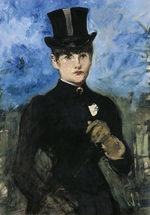 Manet, Édouard - Horsewoman, Fullface