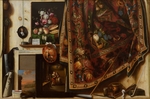 Gijsbrechts, Cornelis Norbertus - Trompe l'oeil. A Cabinet in the Artist's Studio