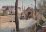 Signac, Paul - Railway junction near Bois-Colombes